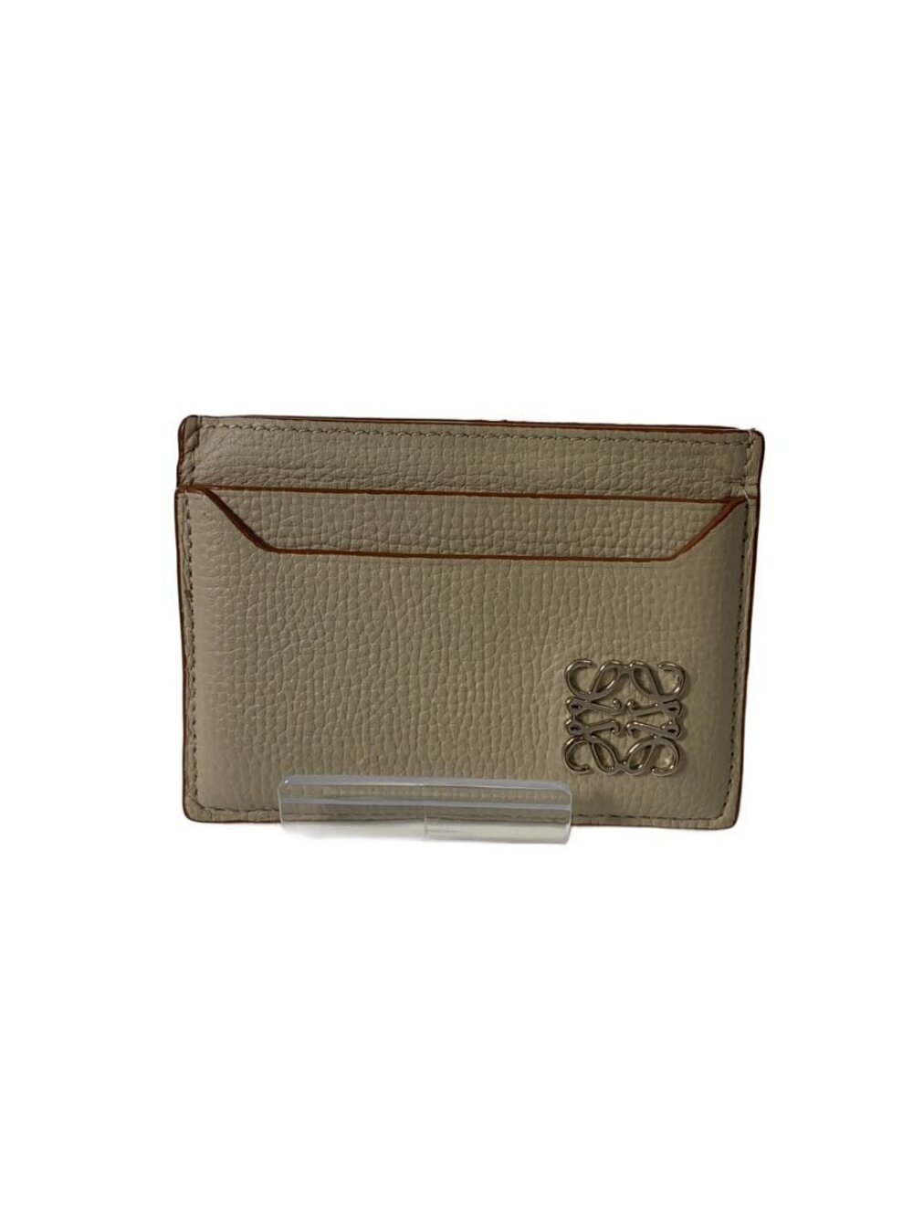 Loewe Card Case Wallet Leather Cream
